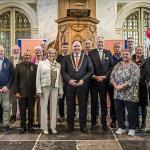 Stichtse Vecht residents receiving their royal honors, including Piet Ploeg, chair of the MH17 Air Disaster Foundation, April 24, 2026.