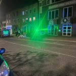 Police at the crime scene on Akerstraat-Noord in Hoensbroek after a man was fatally stabbed April 21, 2026.