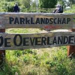Entrance sign for De Oeverlanden, Amsterdam Nieuw-West