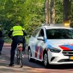 Police in Sloterplas in Amsterdam as part of a campaign against boys on fatbikes groping women, May 2026
