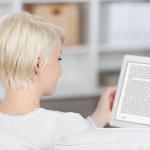 Reading a kindle