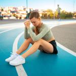 An upset athlete