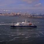 The m/v Hondius cruise ship enters the Rotterdram port after a six-week hantavirus outbreak led to at least three deaths and a dozen confirmed infections. 18 May 2026