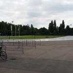 Empty Sportpark Middenmeer in Amsterdam.