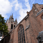 The Oude Kerk in Delft, Zuid-Holland