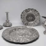 17th-century "Poptaschat" silverware at Fries Museum.