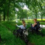 Hikers testing out the wheelchair-friendly route of the Pieterpad, May 2026