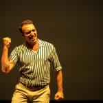Performer Pim van Amerongen on stage in 2025