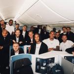 The Dutch national team on the plane to the United States ahead of the FIFA World Cup, June 4 2026.