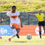 Cody Gakpo of Oranje scores the 2-1 win for the Netherlands during a friendly match against Uzbekistan in the Icahn stadion in New York, 8 June 2026