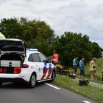 Emergency services are present at an accident on the N290 involving a car and cyclists in which multiple people were injured. Police have launched an investigation into the incident.