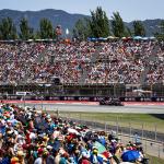 Max Verstappen in his Red Bull car during the Spanish Grand Prix in Barcelona, June 14, 2026.