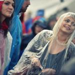 Rainy days at a music festival 