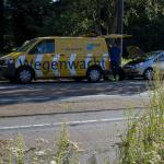 An ANWB Wegenwacht worker helps a driver whose car broke down on a hot summer day topping 31°C in Amsterdam. 12 Aug. 2024