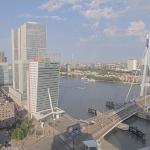 Blue skies on a hot day in Rotterdam, 19 June 2026