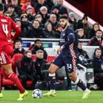 Ismael Saibari of PSV Eindhoven breaks with the ball during the UEFA Champions League Matchday 5 of 8 Liverpool vs PSV Eindhoven at Anfield, Liverpool, United Kingdom, 26th November 2025