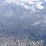 Storm clouds developing over the southern portion of The Hague at the end of the afternoon. 9 June 2026