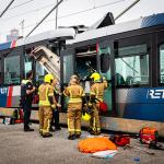 Two trams collided on the Erasmus Bridge in Rotterdam. At least 18 hurt. 22 July 2026
