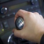 Driving stick shift