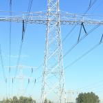 High-voltage power lines in Zuid-Holland making up part of the energy grid. 15 July 2026