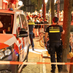 Amsterdam police during human trafficking raids in the Red Light District, 14 July 2026