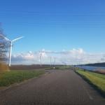 The Kreekraksluis wind park. March 18, 2019.
