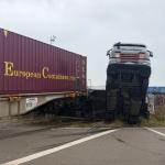 Freight train crashes into truck in Europoort in the port of Rotterdam, 26 July 2026