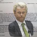 Euro support letter with Wilders