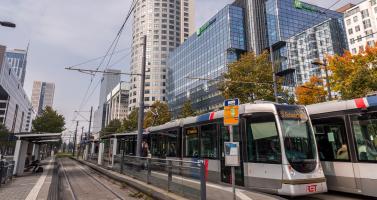 RET trams in Rotterdam