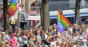 Crowds during Pride Amsterdam 2015