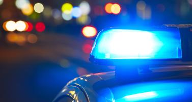 Police siren.