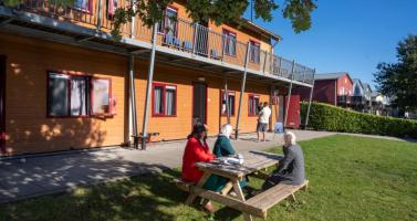An asylum shelter in Zeewolde