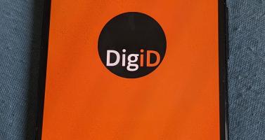DigiD app on a Google Pixel A4, 28 January 2024