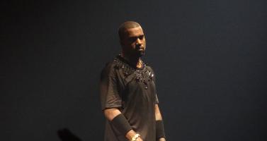 Kanye West during the Watch The Throne Tour, Gelredome Arnhem, Netherlands, June 15, 2012.