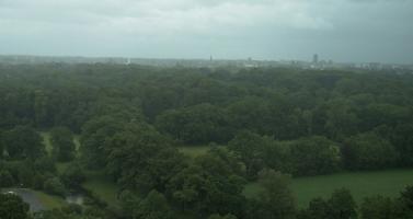 The moment either a tornado or a downburst hit the Enschede region during stormy weather. 4 June 2026