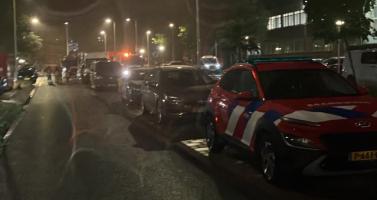 Emergency services at the scene of an explosion and fire on Osdorper Ban in Amsterdam Nieuw-West, 12 June 2026
