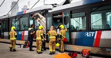 Two trams collided on the Erasmus Bridge in Rotterdam. At least 18 hurt. 22 July 2026
